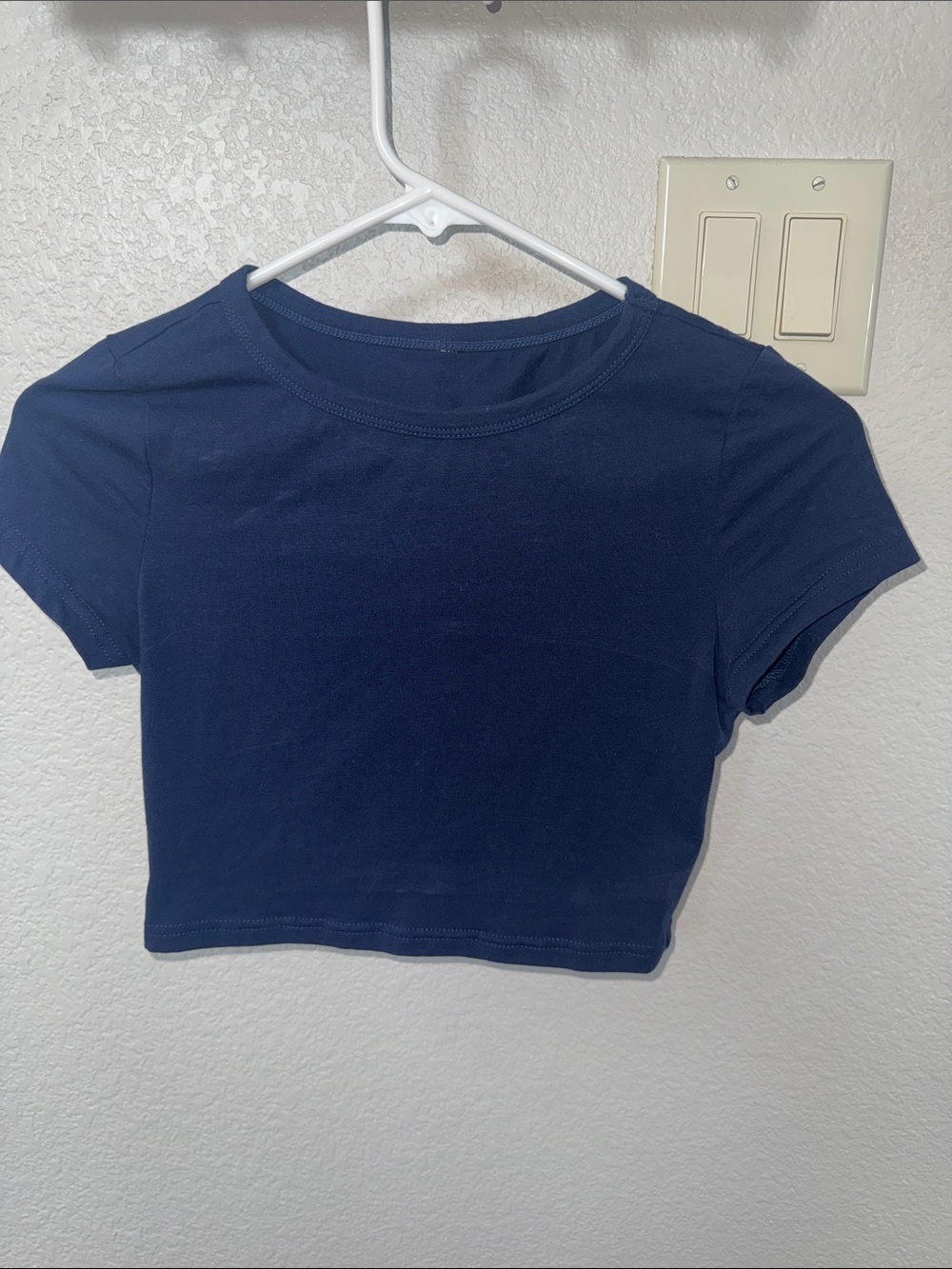 Classic Navy Women's Cropped Tee